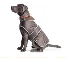 Brown Personalised Dog Coat