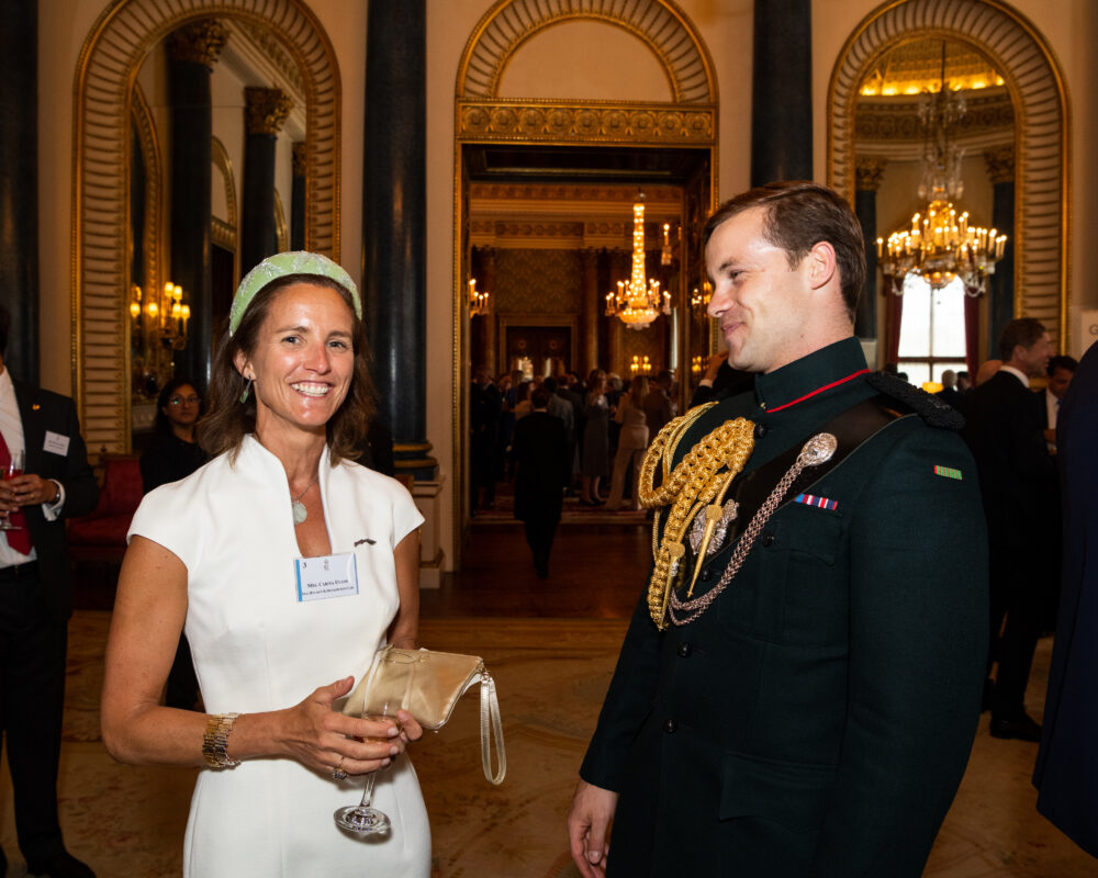 Co-Founder Carina Evans at Buckingham Palace
